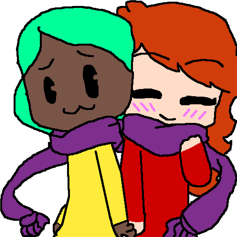 Silo And Her New Fiend Clipart (1000x1000), Png Download