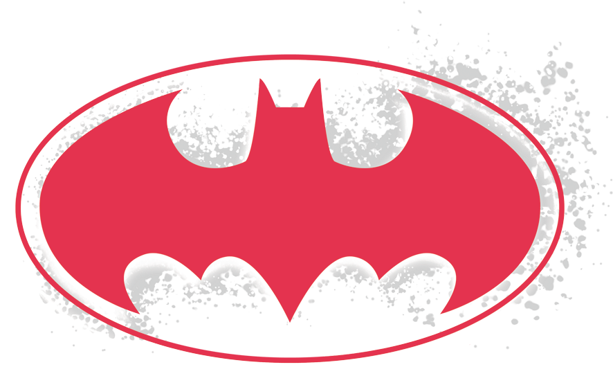 Batman Hardcore Noir Bat Logo Men's Regular Fit T-shirt Clipart (934x569), Png Download