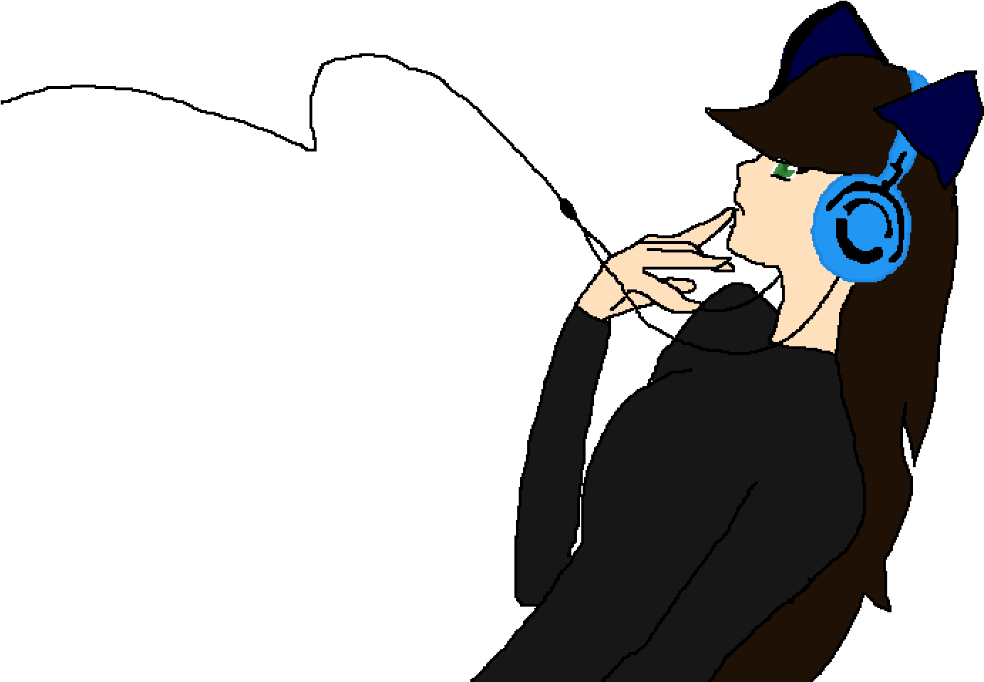 Iris On A Base Clipart (1400x1000), Png Download