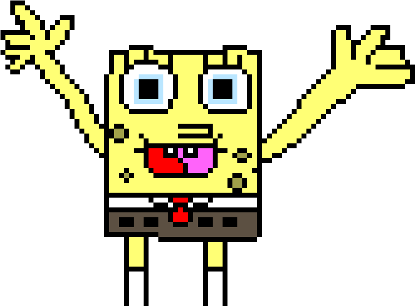 Spongebob Clipart (860x620), Png Download