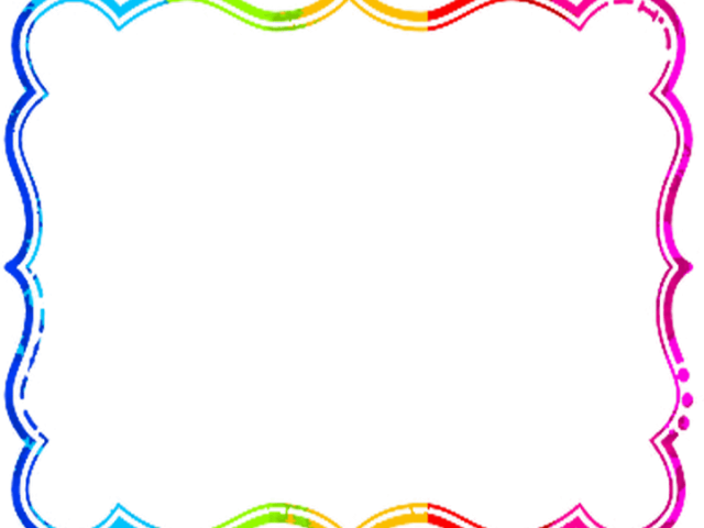 Border Clipart Colorful - Png Download (640x480), Png Download