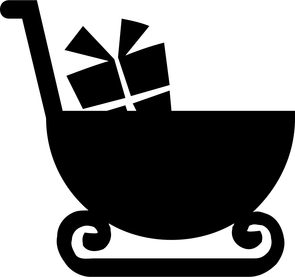 Christmas Shopping Cart Comments Clipart (980x920), Png Download