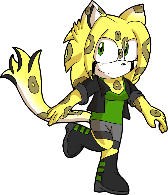 Ocelot - - Clipart (668x778), Png Download