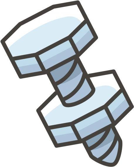 Nut And Bolt Emoji Clipart (866x650), Png Download