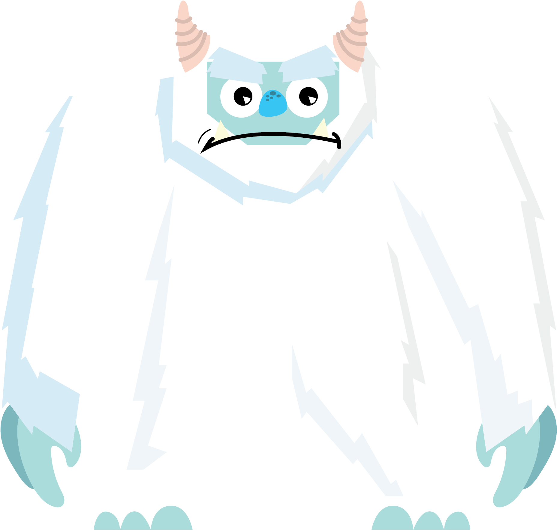 Yeti Design Clipart (1975x2272), Png Download
