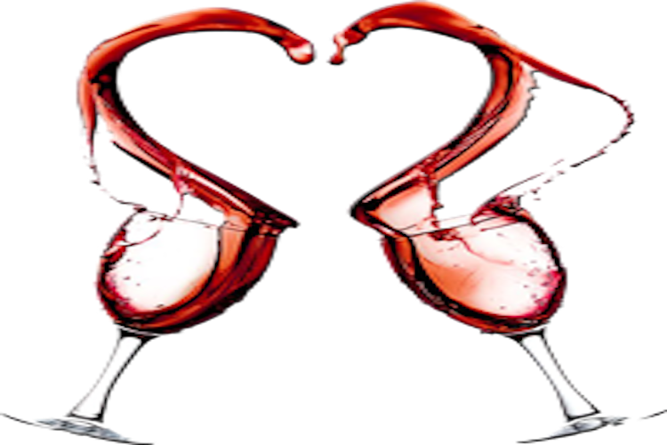 Sweetheart Wine Trail Clipart (750x500), Png Download