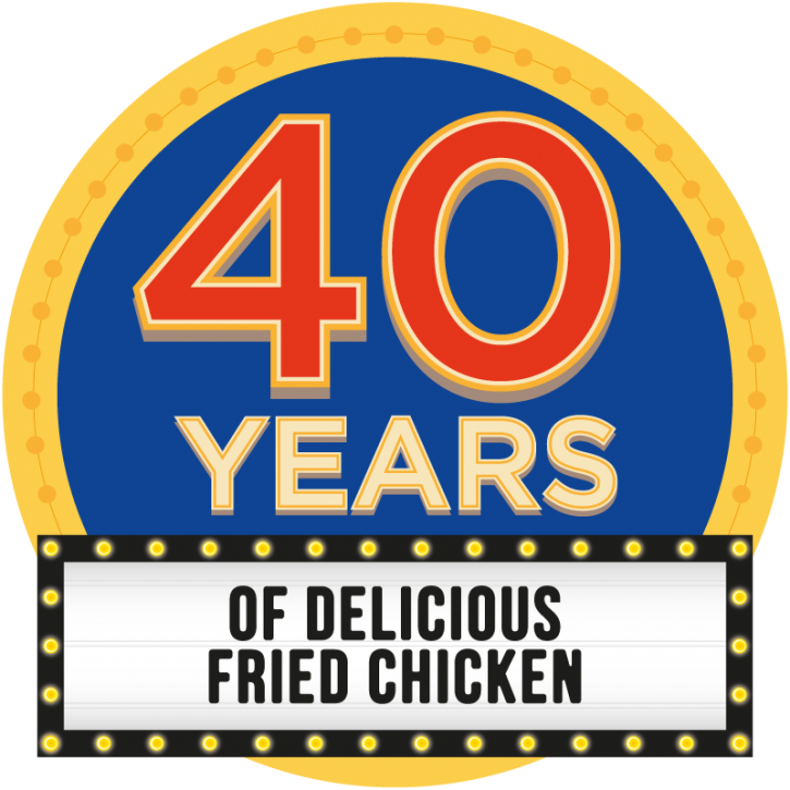 Miss Millie's Fried Chicken Celebrates 40 Years In Clipart (725x725), Png Download