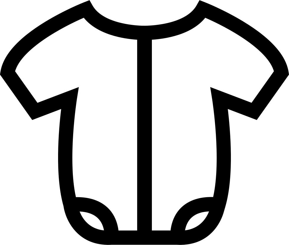 Baby Onesie Clipart - Png Download (980x830), Png Download