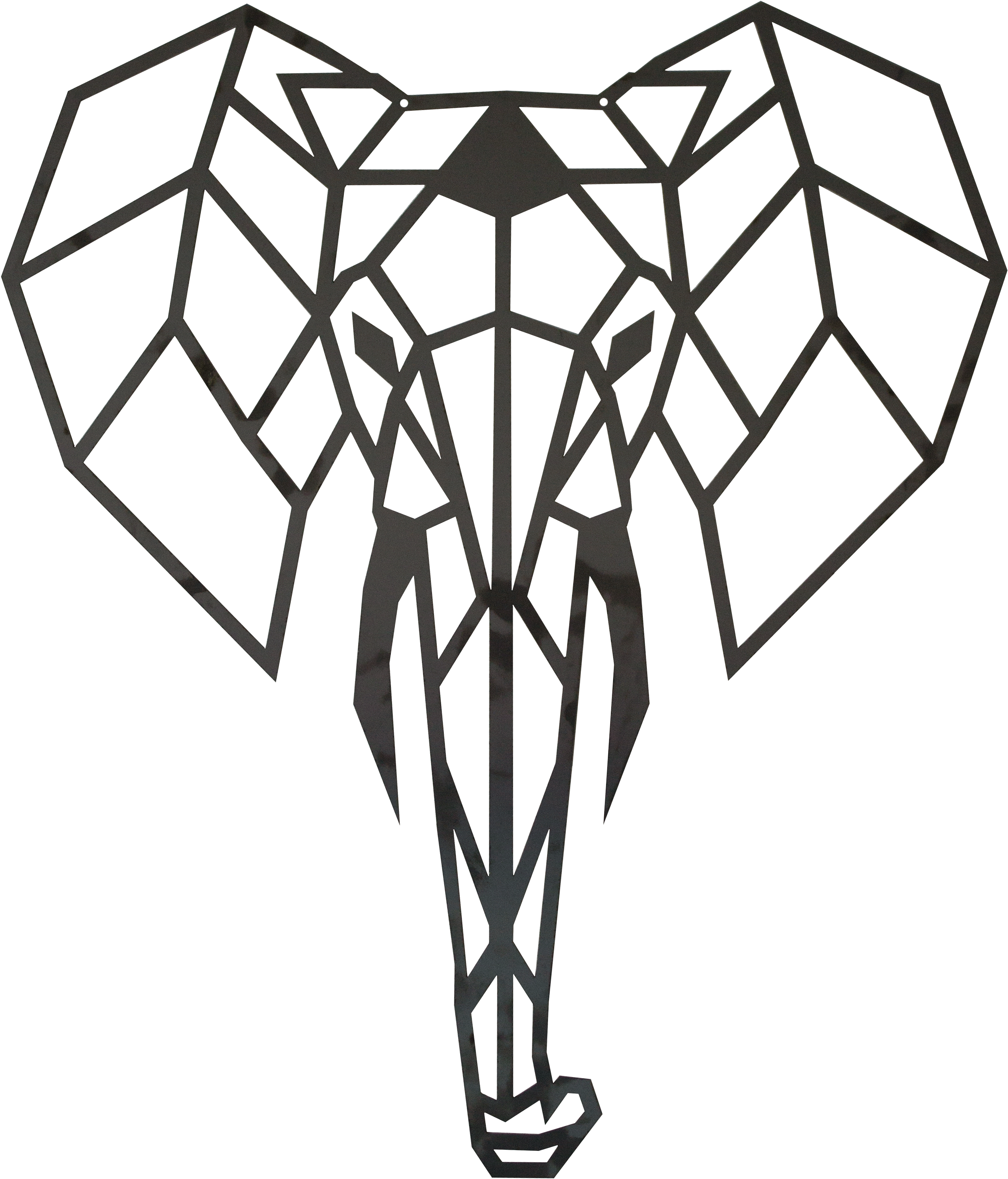 Steal Home Accessory Wall Hanging Elephant Clipart (3186x3698), Png Download