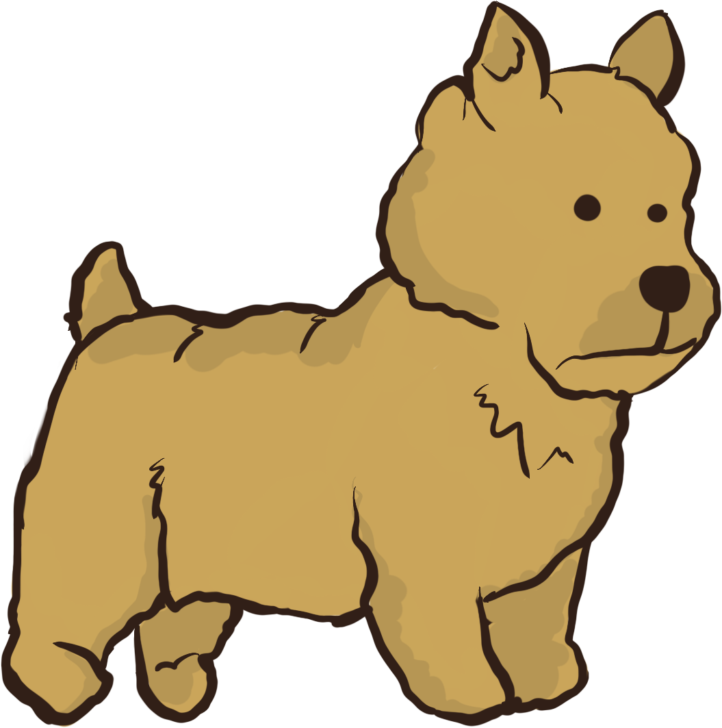 Naughty Dog Clipart - Png Download (1261x1297), Png Download