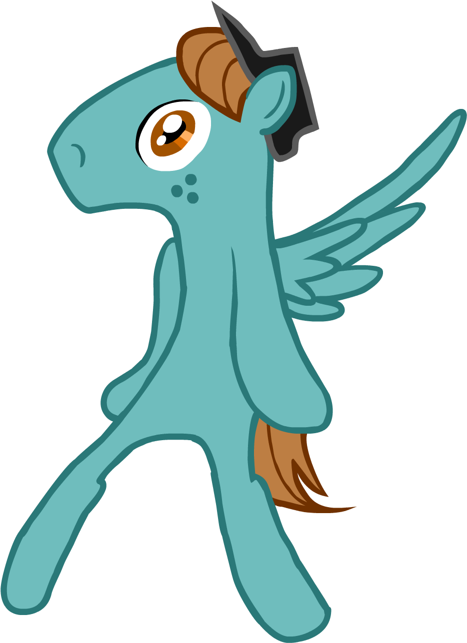 Pony Squidward Tentacles Mammal Vertebrate Horse Like Clipart (1100x1400), Png Download