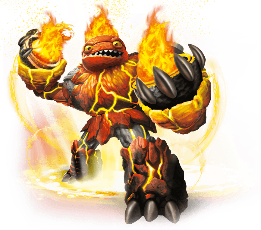 Skylander Fire Giant Clipart (866x763), Png Download