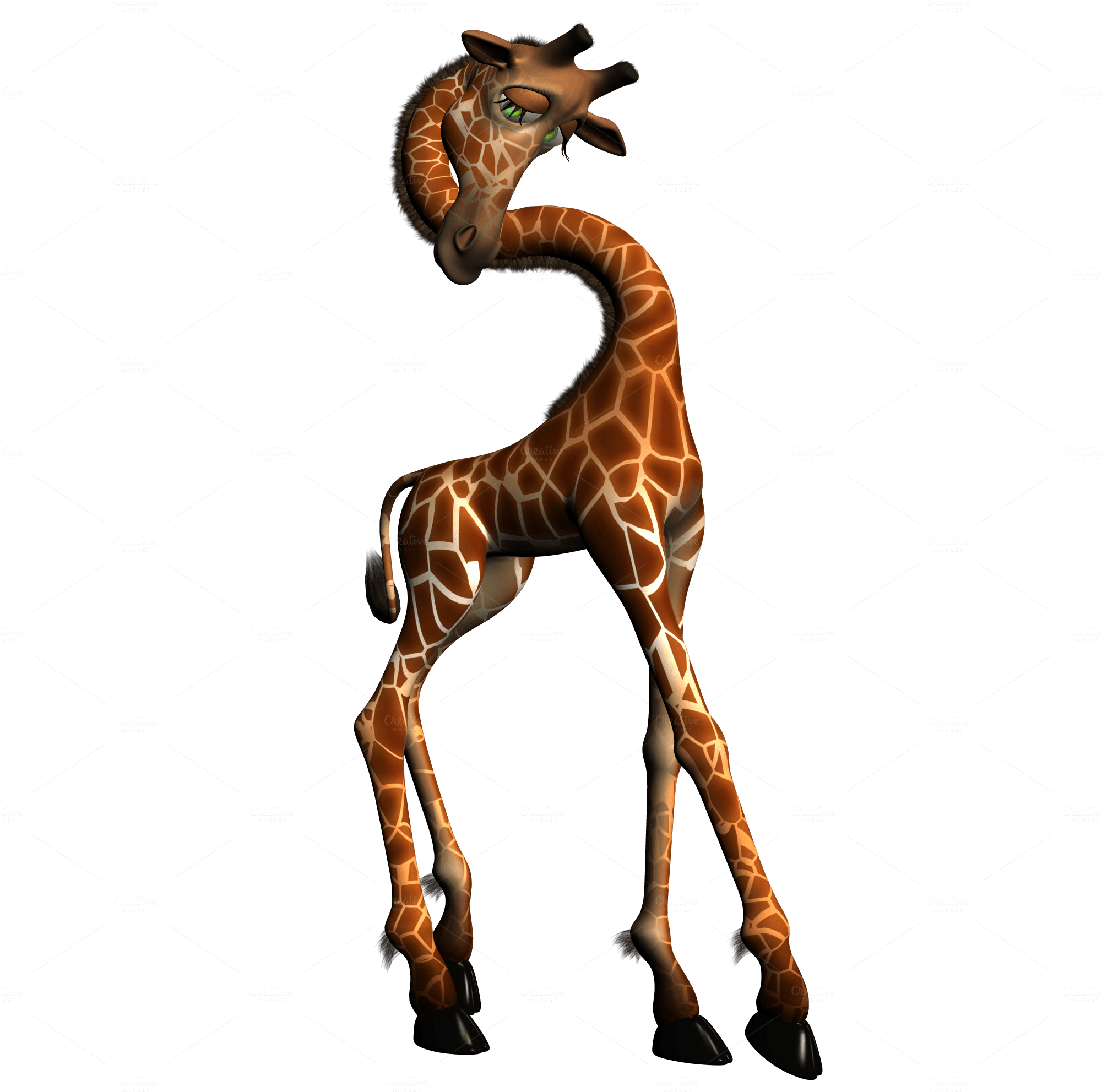 Giraffe Clip Art Free - Png Download (2000x2000), Png Download