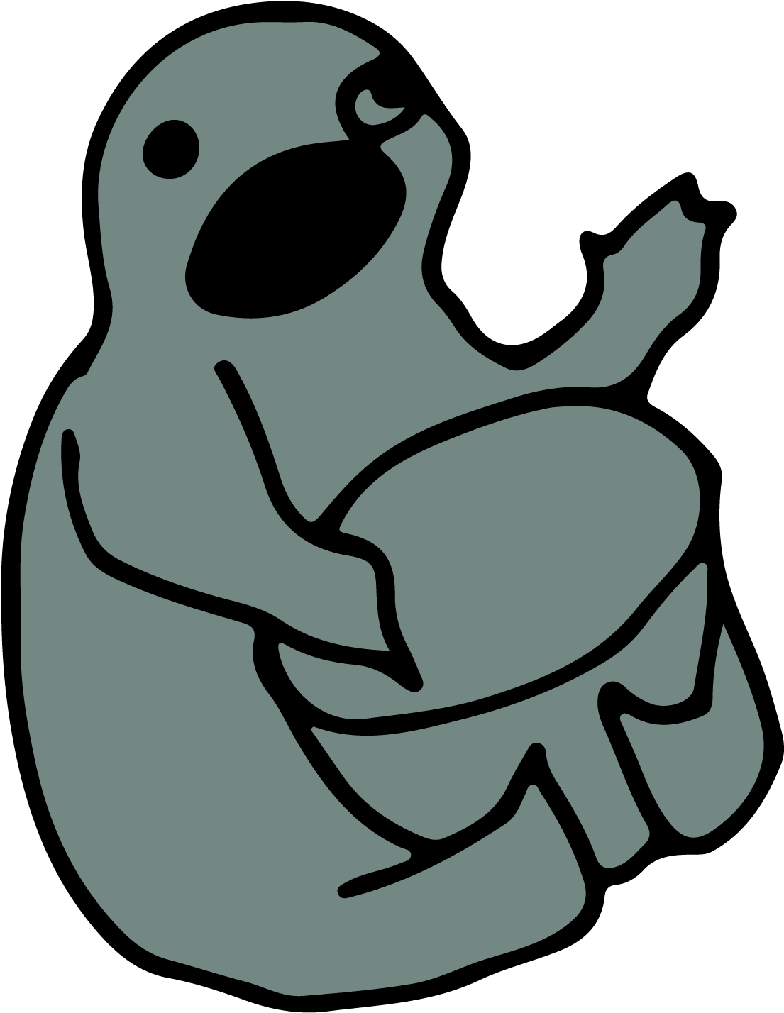 Drumming Monster-01 Clipart (1667x1667), Png Download