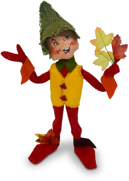 9in Autumn Elf Clipart (600x600), Png Download