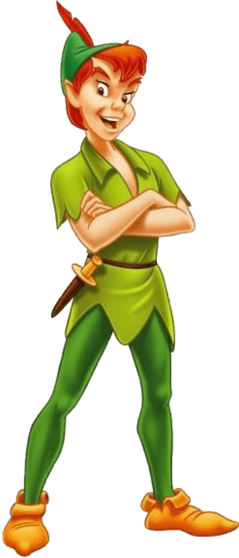 Download Peter Pan Standing Clipart Png Photo Transparent Png (480x1120), Png Download
