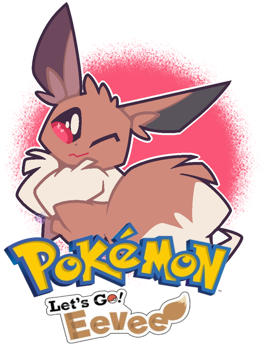 Lets Go Eevee Clipart (993x1229), Png Download