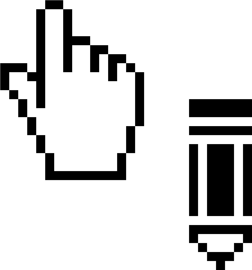 Click Y Lapiz Clipart (1184x1184), Png Download