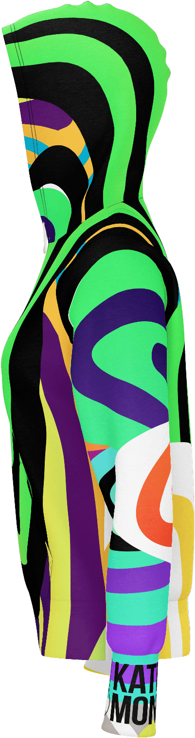 Hoodie Neon Underground Apparel Drip Hoodie Grunge Clipart (1600x1600), Png Download