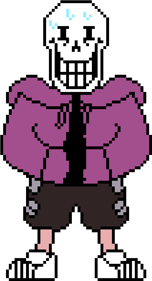 Swapfell Papyrus Clipart (850x1100), Png Download