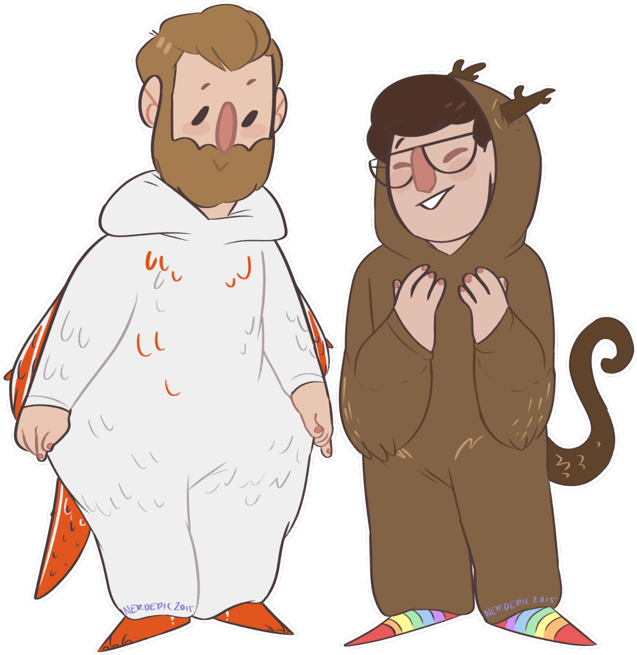 Onesies Rhett Is Belvedere The Cockatrice And Link Clipart (1280x1323), Png Download