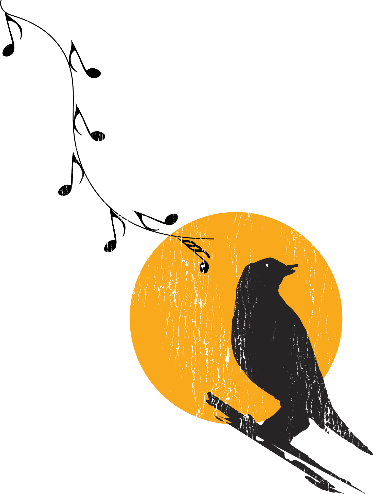 Onesie - Blackbird Clipart (1471x1951), Png Download