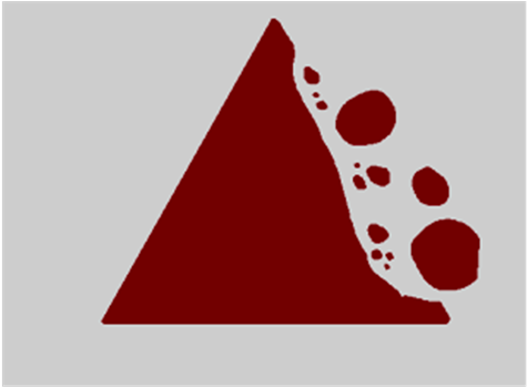 The Landslip Warning Clipart (903x348), Png Download