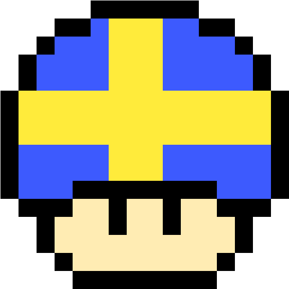 The Swedish Mushroom Clipart (1184x1184), Png Download