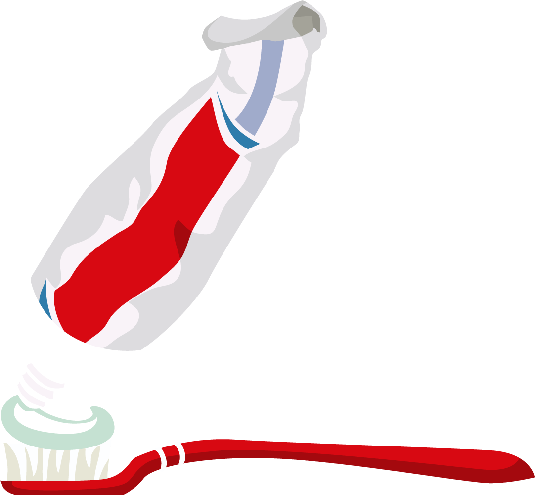 Toothbrush Clip Art Vector - Png Download (1082x1000), Png Download
