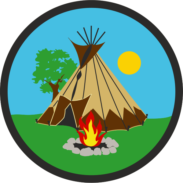 Wigwam Badge Clipart (599x600), Png Download
