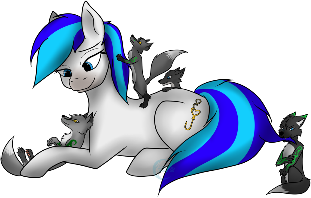 Luna Midnight Kurai, Fox, Kits, Midwife, Oc, Oc Clipart (1280x960), Png Download