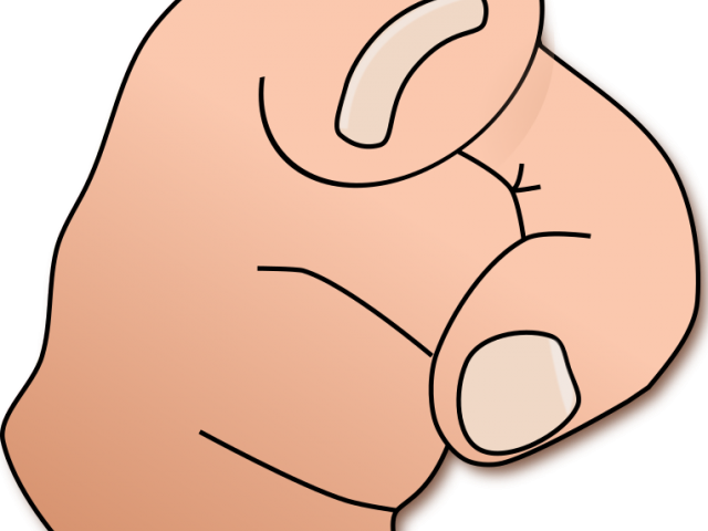 Fingers Clipart Pointer - Png Download (640x480), Png Download