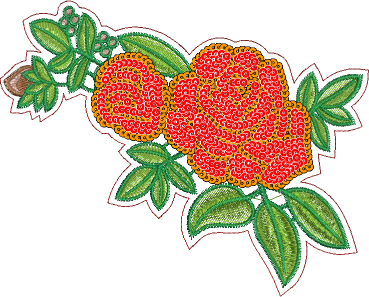 Free Machine Embroidery Designs To Download For Your Clipart (737x594), Png Download