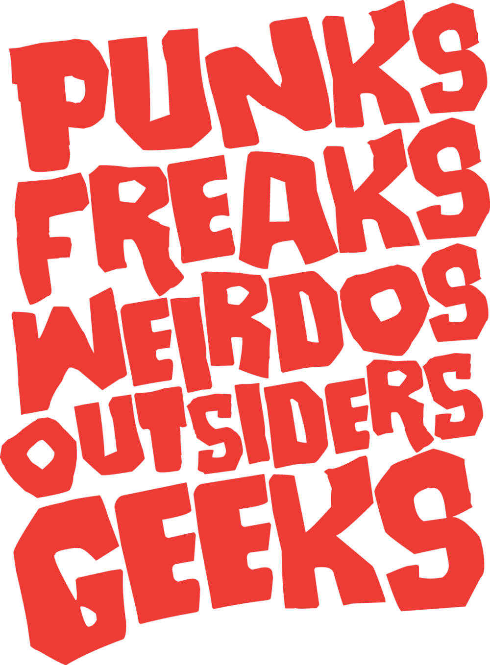 Punks Freaks And Weirdos Dead Man Label Clipart (1000x1358), Png Download