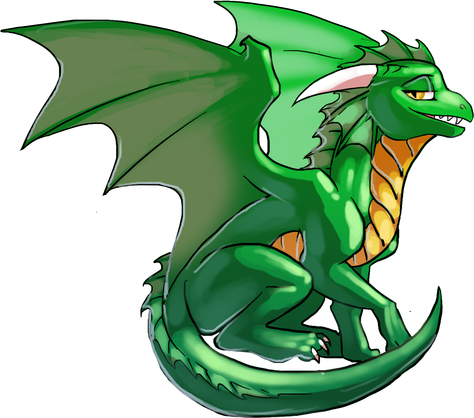 Cocky Dragon If You Know What I Mean Clipart (1933x1724), Png Download