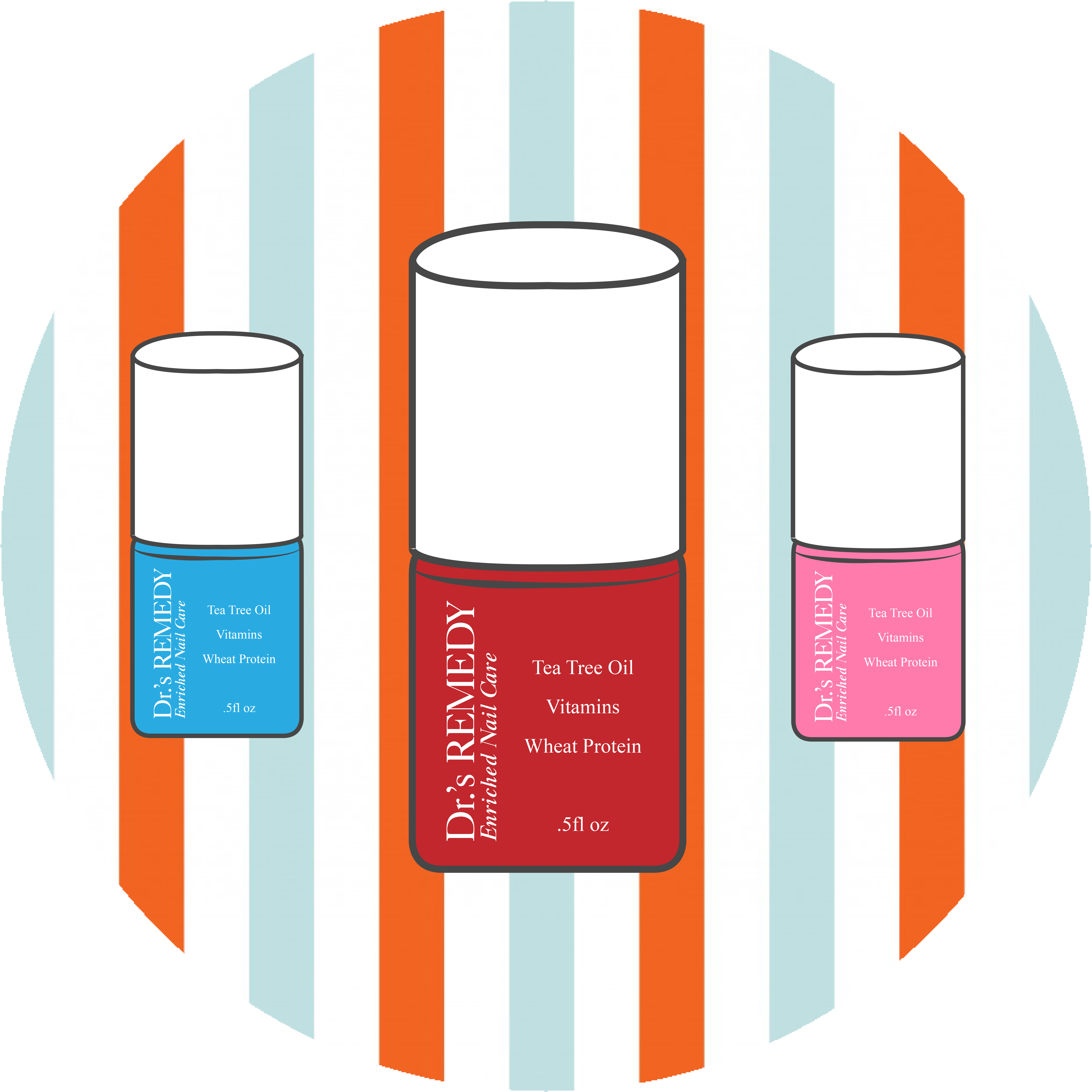 Nail Polish Dr Remedy Clipart (5173x5200), Png Download
