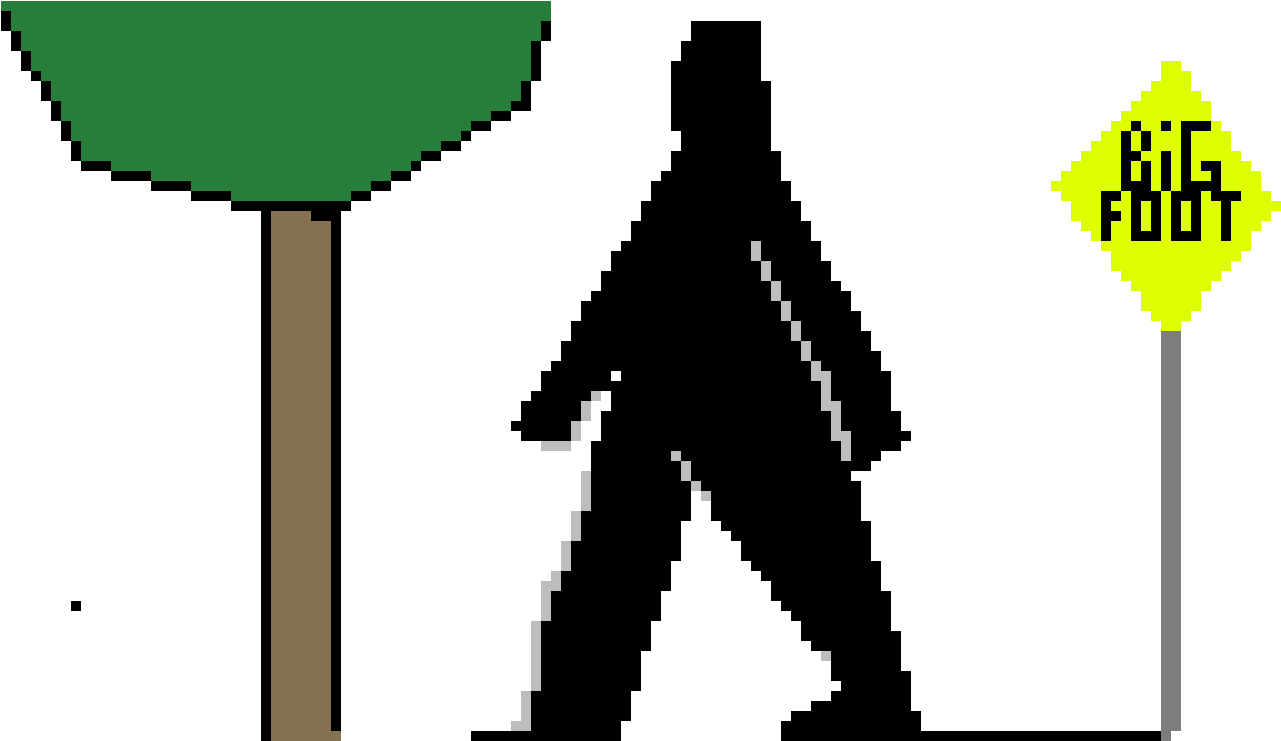 Big Foot Clipart (1620x740), Png Download