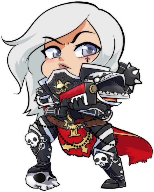 Battle Sister Sticker Clipart (720x720), Png Download