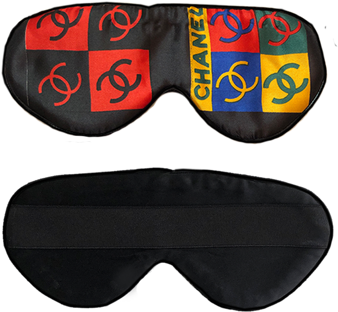 Vintage Chanel Sleep Mask Clipart (737x737), Png Download