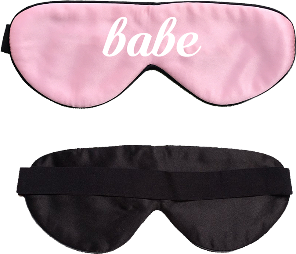 Babe Pink Silk Sleep Mask Clipart (1024x1024), Png Download