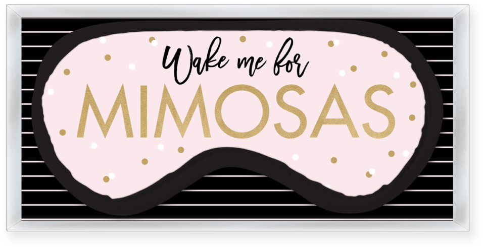 Wake Me For Mimosas Eye Mask Clipart (1000x1000), Png Download