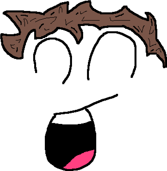 A Face But Wait, It's Clipart (1000x1000), Png Download