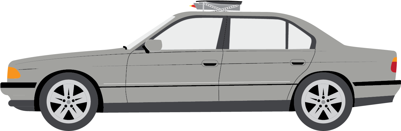 1997 Bmw 750il Clipart (1458x533), Png Download