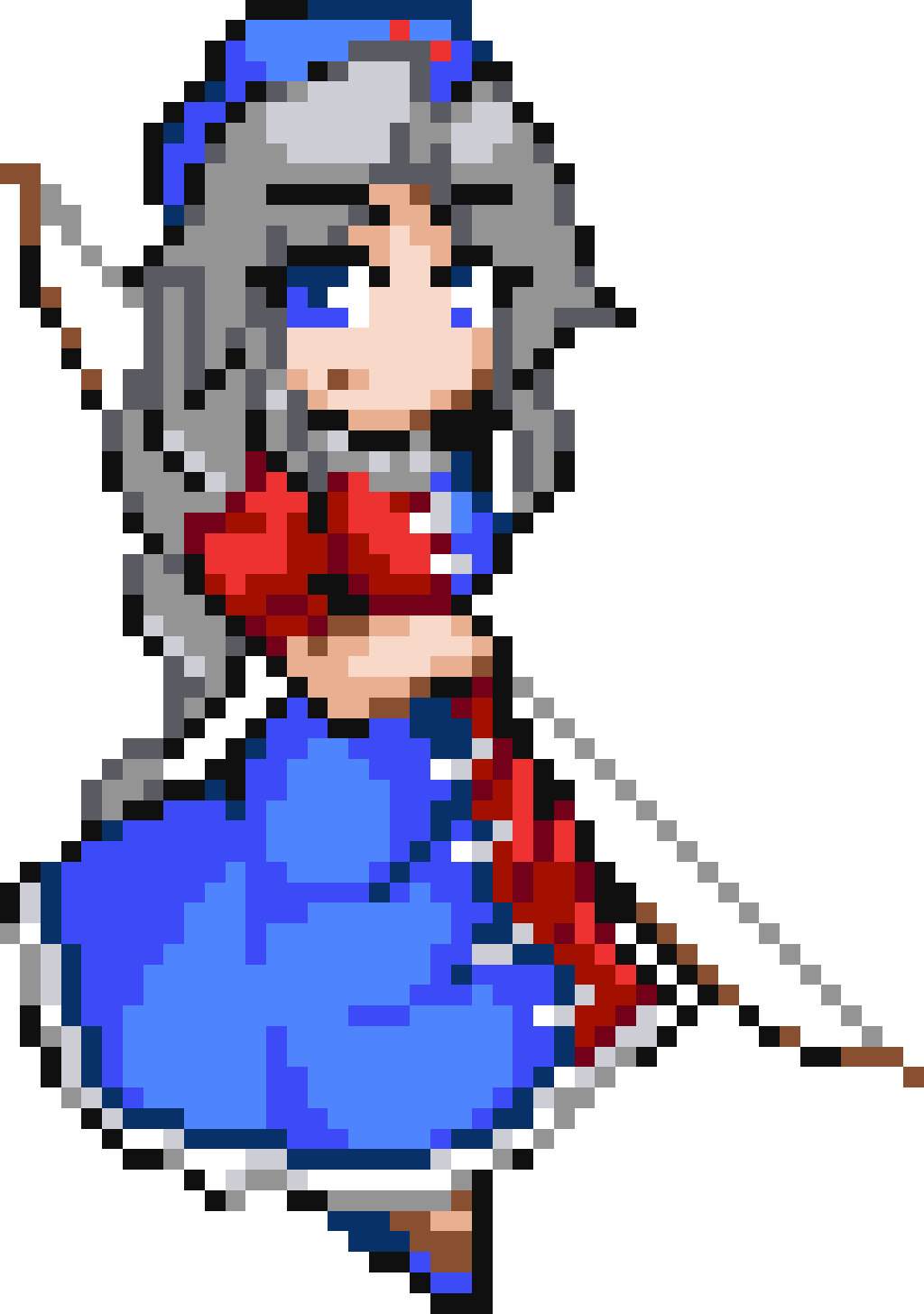 #pixelart #draw #anime #manga #colorbynumber #game Clipart (1024x1456), Png Download