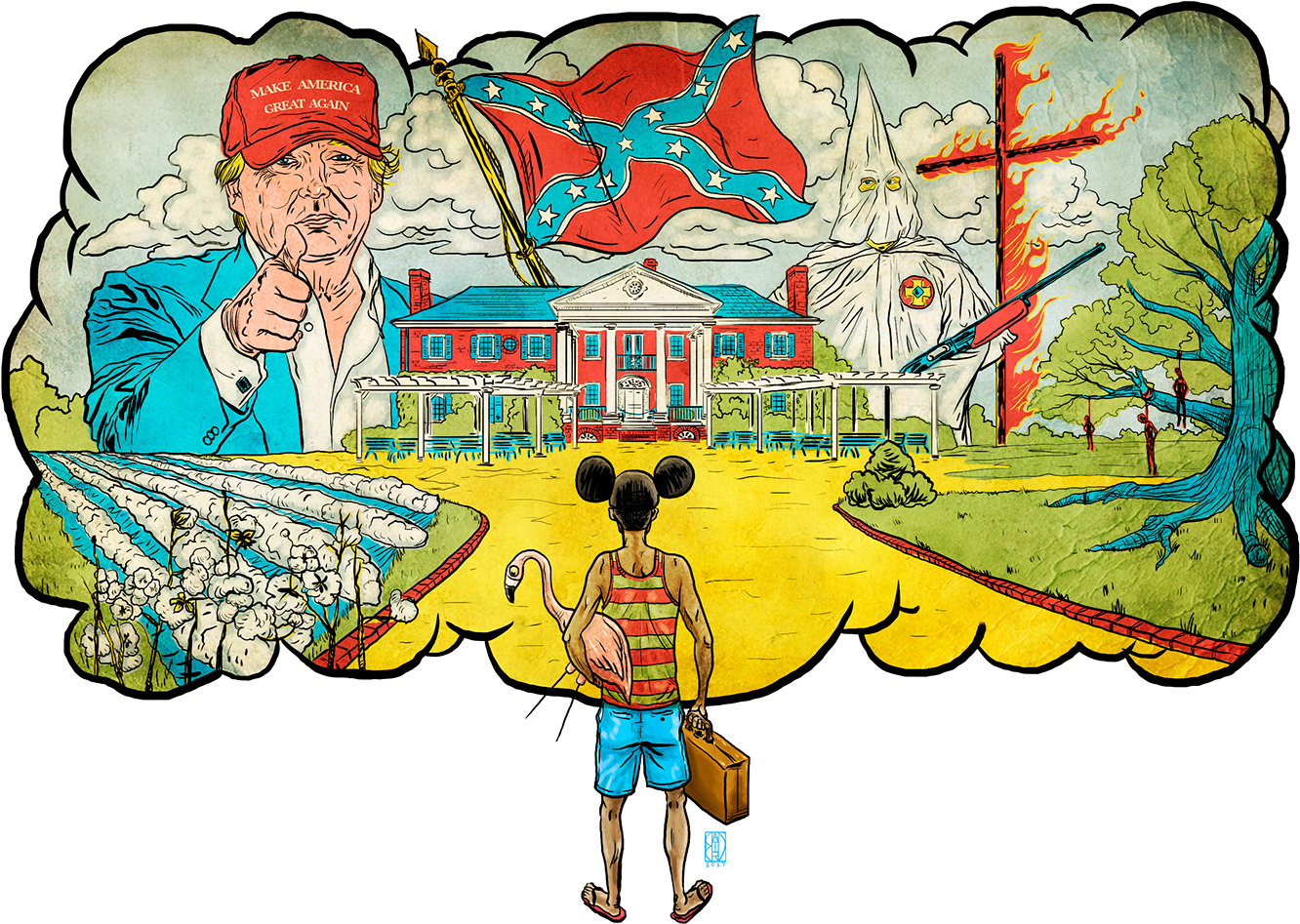 Completed Editorial Illustration For Article In The Clipart (1400x1122), Png Download