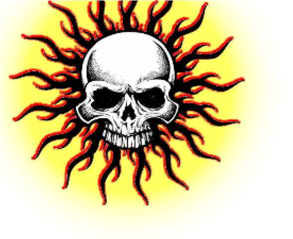 Tribal Skull Tattoos Clipart Background - Png Download (640x480), Png Download