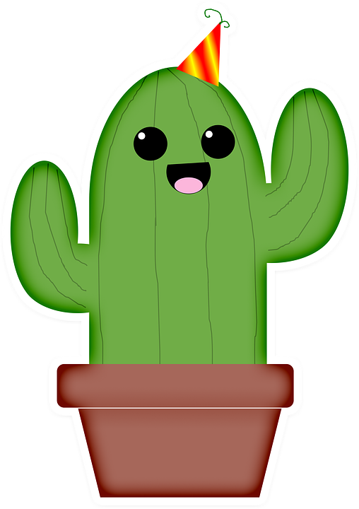 Cactus Clipart Kawaii - Png Download (508x720), Png Download