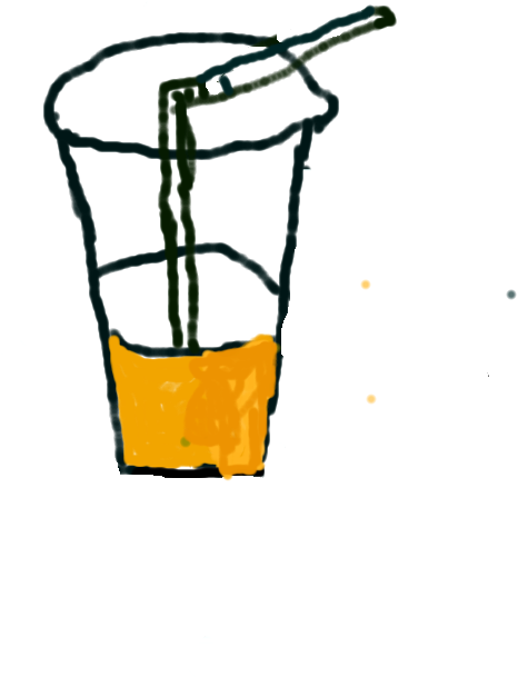 I Like Orange Juice Clipart (685x760), Png Download