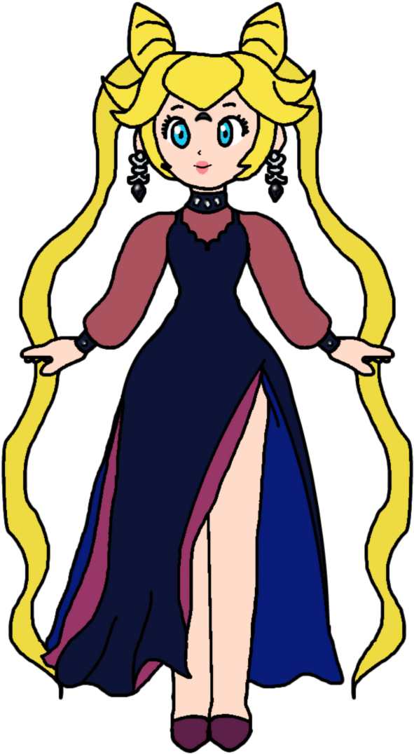Black Lady By Katlime Clipart (720x1109), Png Download