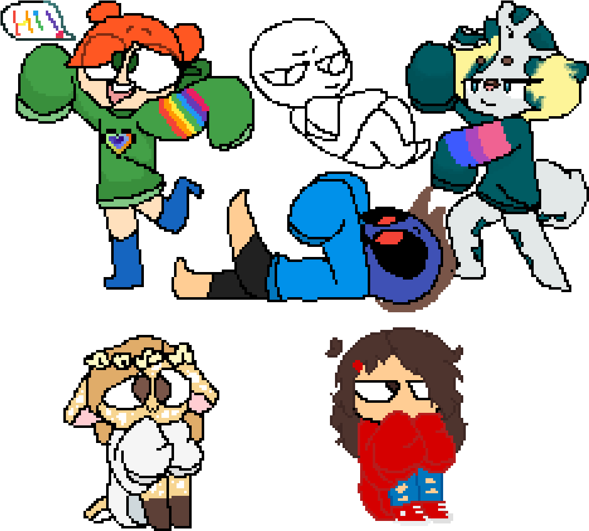 Sweater Gang Clipart (1180x1070), Png Download